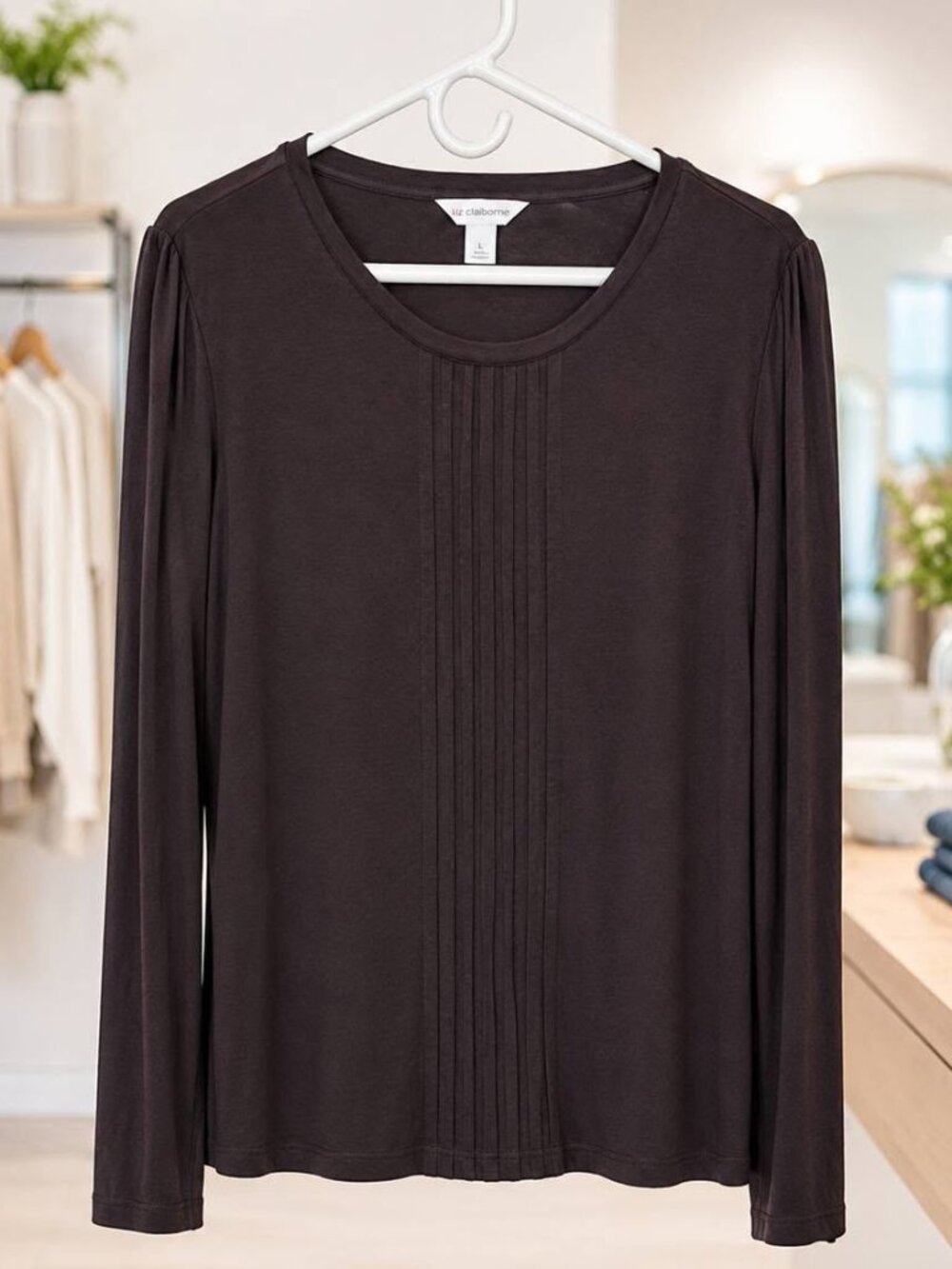 Brown Long Sleeve Shirt XL New with Tags